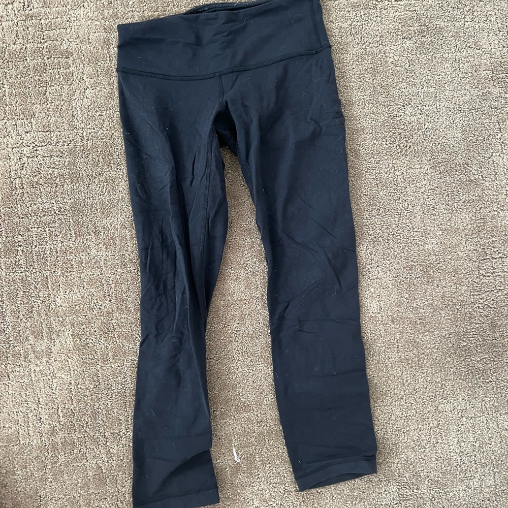 lululemon mid rise black leggings